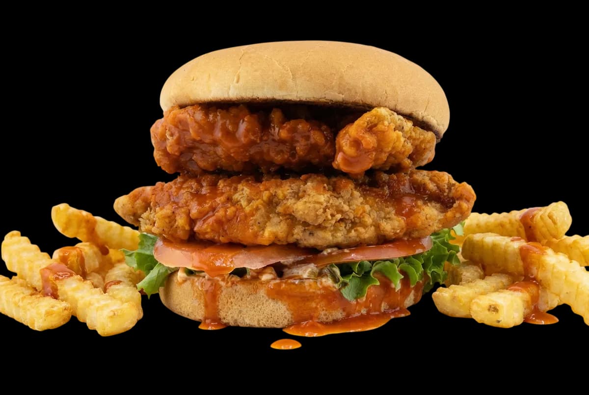 Buffalo Chicken Sandwich menu item.