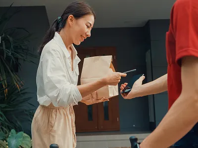 Rush Burger delivery.